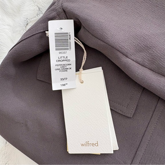 Wilfred Peppercorn Grey Cropped Blazer - Picture 3 of 3